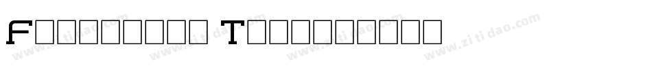 Formation Thin字体转换